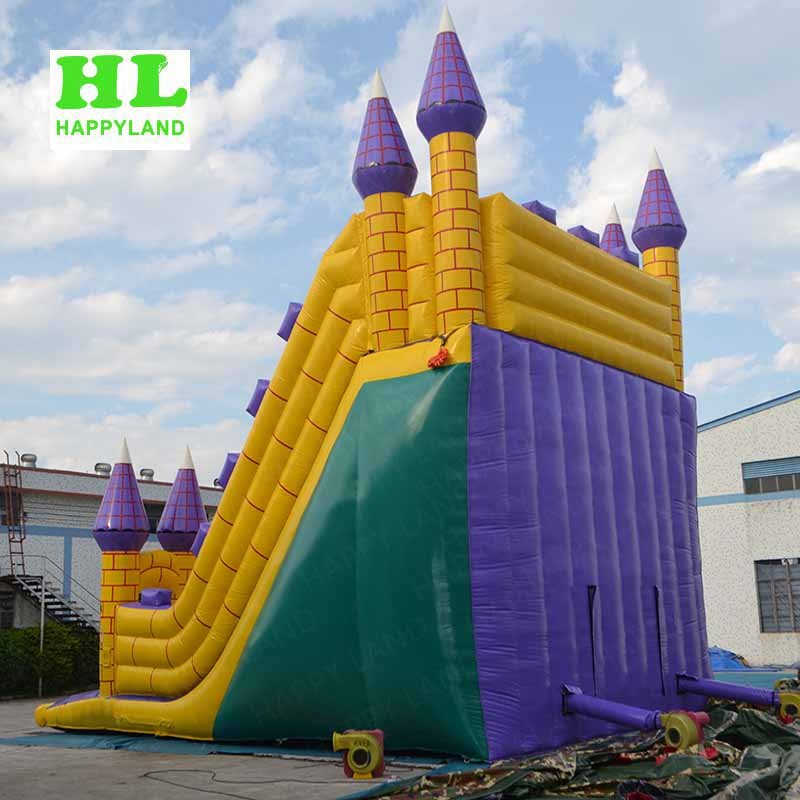 Family Fun Inflatable Dry Slide with Cartoon as Parent-Child Game