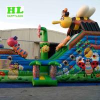 Factory household inflatable slide bee slide toy Inflatable garden slide