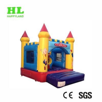 Interesting Inflatable Cartoon Character Theme Castle Bouncer with Obstacles for Jumping
