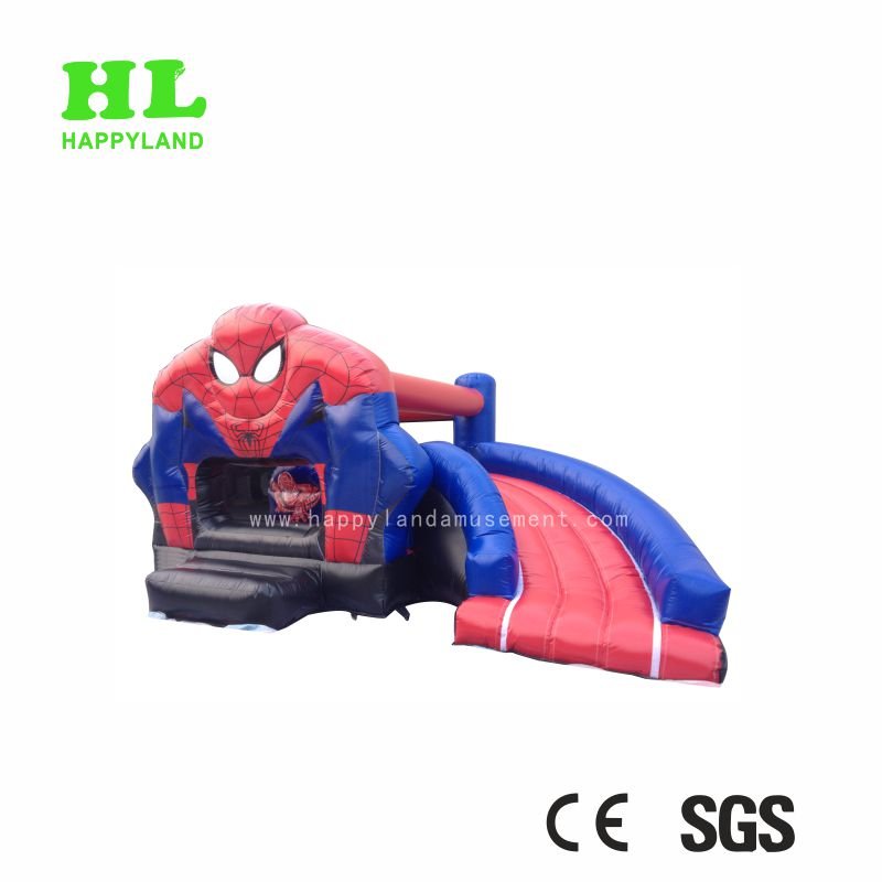 Amusement Inflatable Spider-Man Bouncer Combo for Kids playing Outdoor Exercises