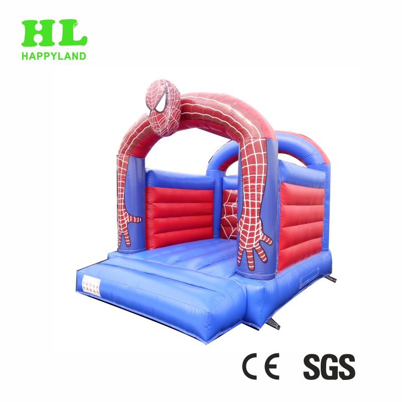 Amusing Inflatable Spider-Man Bouncer for Kids playing Outdoor Exercises