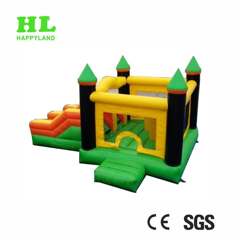Colorful Inflatable Bouncer Castle Combo for Kids doing Outdoor Activities