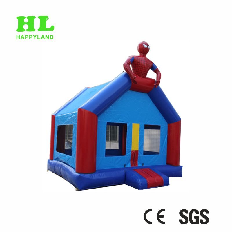 Inflatable Spider man theme Bouncer House Customized For Children Jumping