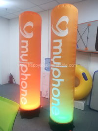 Inflatable advertising tube outdoor LED inflatable lamp column