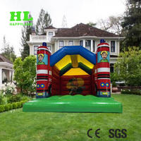 Inflatable Fireman Theme Bouncer Castle House