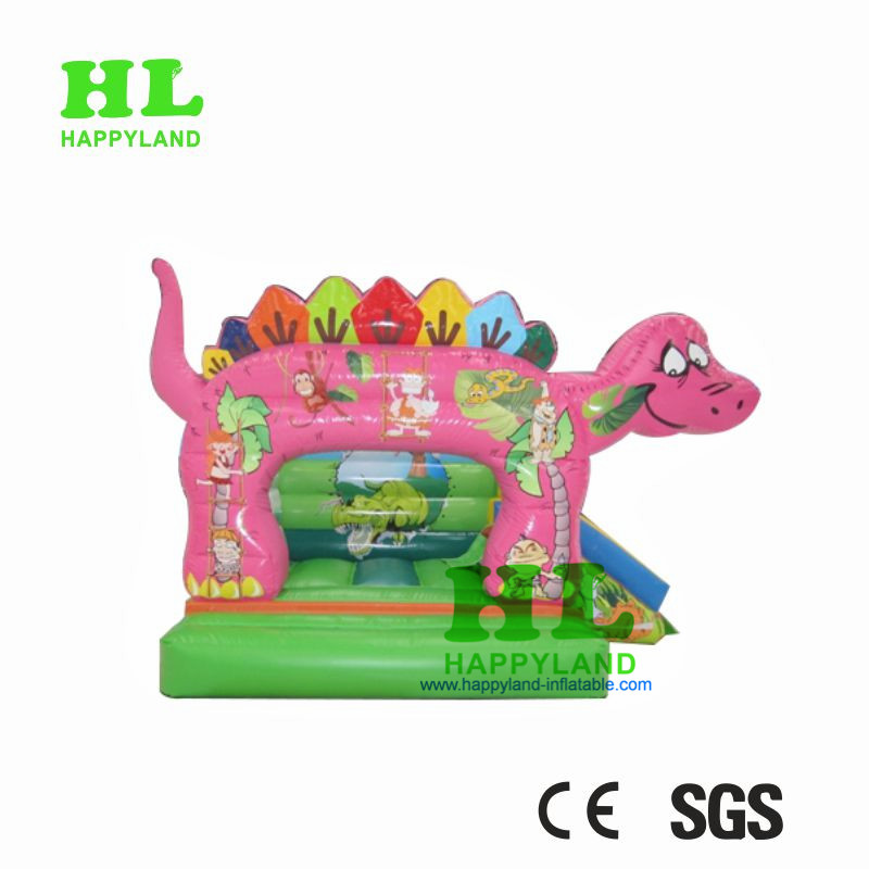 Amusement Dinosaur Theme Inflatable Bouncer Combo