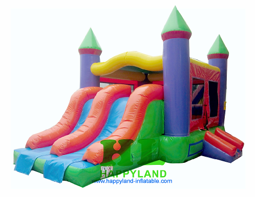 Inflatable Bouncer House Combo With Slide For Children